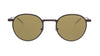 Montblanc MB0144S-003 Brown Round Sunglasses