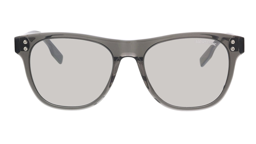 Montblanc MB0124S-003 Grey Square Sunglasses