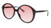 Chloe  Brown Round Sunglasses