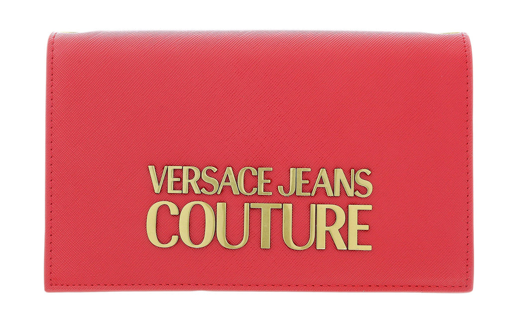 Versace Jeans Couture Red Signature Wallet on a Chain