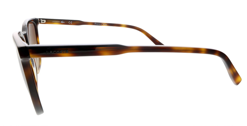 Lacoste L925S 43117 Light Havana/Black Rounded Square Sunglasses