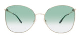 Lacoste L224S 43169 Gold Classic Butterfly Sunglasses