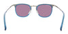 Lacoste L225S 43171 Silver/Blue Modified Round Sunglasses