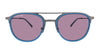 Lacoste L226S 43172 Gunmetal/Blue Modified Round Sunglasses