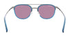 Lacoste L226S 43172 Gunmetal/Blue Modified Round Sunglasses