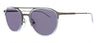 Lacoste  Grey Modified Round Sunglasses