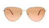 Calvin Klein CK19103S 39365 Rose Gold Butterfly Sunglasses