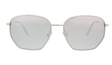Calvin Klein CK19102S 39364 Nickel Square Sunglasses