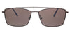 Calvin Klein CK18117S 39179 Matte Dark Brown Rectangle Sunglasses