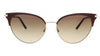 Calvin Klein CK19309S 41726 Satin Brown Cateye Sunglasses