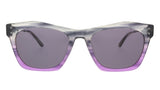 Calvin Klein CK20700S 41731 Smoke/Purple Horn Gradient Square Sunglasses