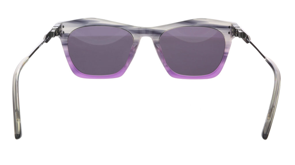 Calvin Klein CK20700S 41731 Smoke/Purple Horn Gradient Square Sunglasses