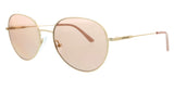 Calvin Klein  Rose Gold Round Sunglasses