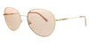 Calvin Klein  Rose Gold Round Sunglasses