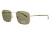 Calvin Klein  Satin Gold Square Sunglasses