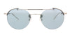 Calvin Klein CK20133S 45058 Shiny Silver Round Sunglasses