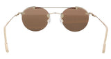 Calvin Klein CK20133S 45058 Shiny Gold Round Sunglasses