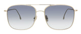 Victoria Beckham VB202S 42306 Gold/Smoke Square Aviator Sunglasses