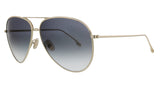 Victoria Beckham  Gold/Smoke Teardrop Aviator Sunglasses
