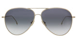 Victoria Beckham VB203S 42307 Gold/Smoke Teardrop Aviator Sunglasses