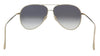 Victoria Beckham VB203S 42307 Gold/Smoke Teardrop Aviator Sunglasses