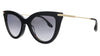 Victoria Beckham  Black Classic Cateye Sunglasses