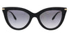 Victoria Beckham VB621S 44806 Black Classic Cateye Sunglasses