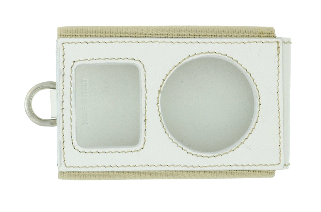 Prada White Signature Handbag Accessory