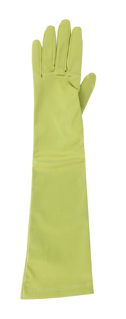 PRADA Green Vintage Silk Blend Mid Arm Gloves