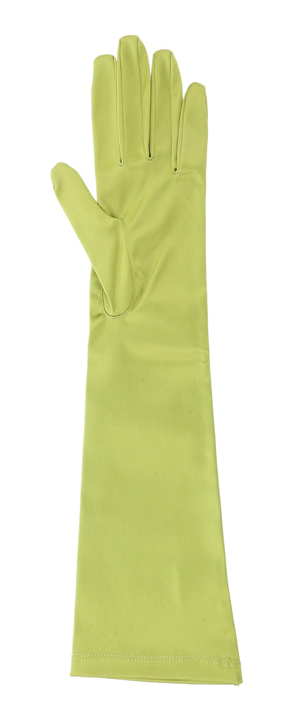 PRADA Green Vintage Silk Blend Mid Arm Gloves