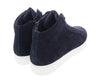 DANIELA FARGION Navy Suede High Top Sneakers-