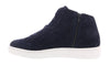 DANIELA FARGION Navy Suede High Top Sneakers-