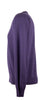 Piacenza Pure Cashmere Soft Purple V-neck Long Sleeve Sweater