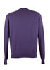 Piacenza Pure Cashmere Soft Purple V-neck Long Sleeve Sweater