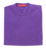 Piacenza Pure Cashmere Soft Purple Crewneck Long Sleeve Sweater