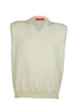 Piacenza Pure Cashmere Soft Seafoam Green V-Neck Vest  -M