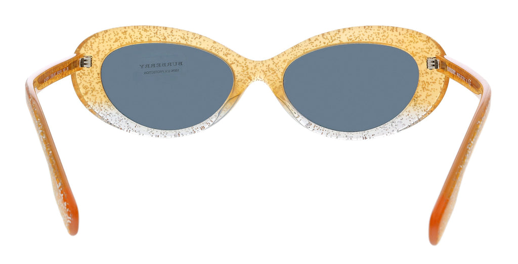 Burberry 0BE4278F 376588 Orange/Silver Glitter Cateye Sunglasses