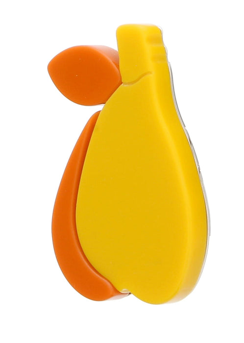 Miu Miu Yellow Orange Resin Pear Brooch Pin-One Size