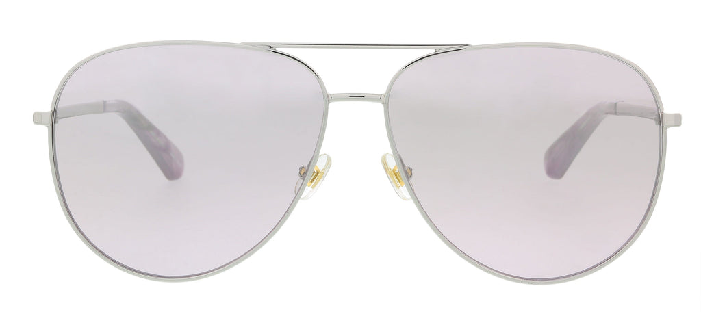 KATE SPADE ISLAGS 0B3V E8 Silver Violet Aviator Sunglasses