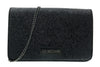 Love Moschino Black Glitter  Classic Clutch Small Shoulder Bag