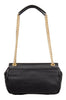 Love Moschino Black Quilted Classic Clutch Medium Shoulder Bag