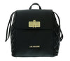 Love Moschino Black Quilted Classic Medium Backpack