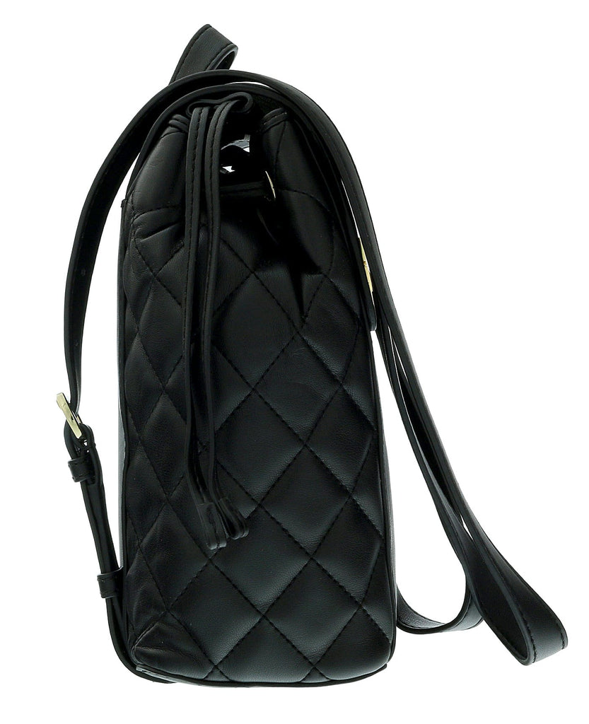 Love Moschino Black Quilted Classic Medium Backpack