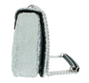 Love Moschino Silver Sequin Classic Medium Shoulder Bag