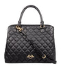 Love Moschino Black Quilted Classic Large Shopper Tote Bag