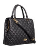 Love Moschino Black Quilted Classic Large Shopper Tote Bag