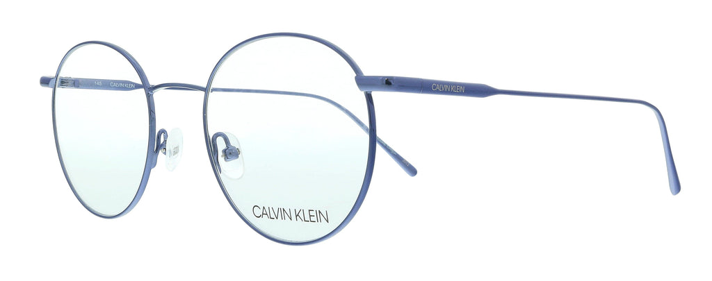 Calvin Klein  Blue Round Eyeglasses
