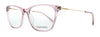 Calvin Klein  Crystal Mauve Laminate Cat Eye Eyeglasses