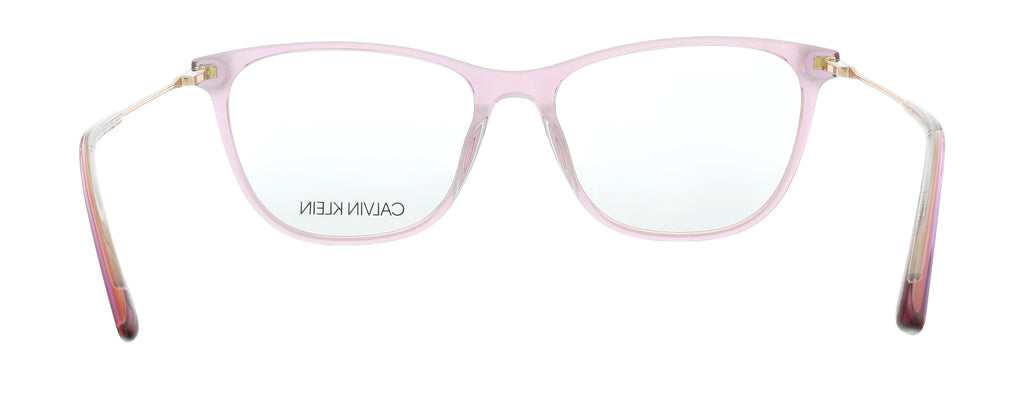 Calvin Klein CK18706 535 Crystal Mauve Laminate Cat Eye Eyeglasses