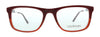 Calvin Klein CK19707 615 Oxblood/Crystal Red Gradient Modified Rectangle Eyeglasses